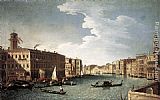 Grand Canvas Paintings - The Grand Canal with the Fabbriche Nuove at Rialto